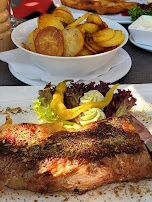 Rumpsteak Mit Bratkartoffeln